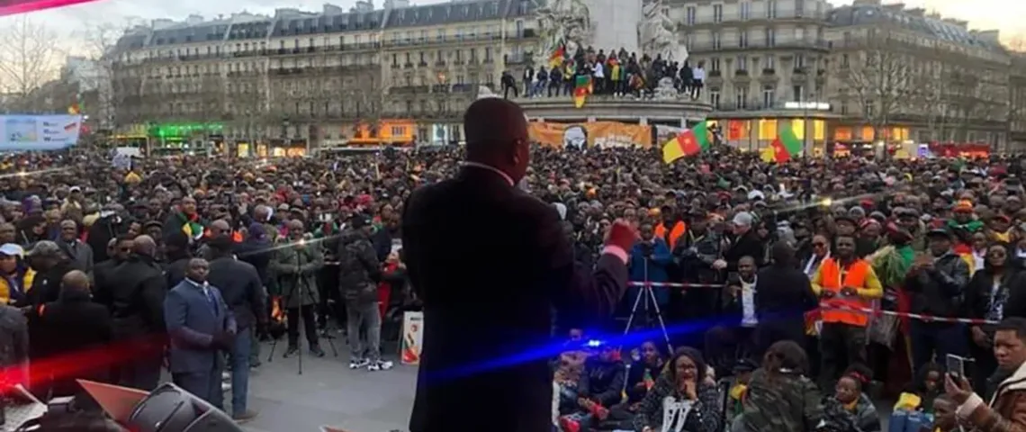 L'opposant camerounais, Maurice Kamto, en meeting à Paris • FRANCE 24